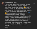 Somatic exercises for release results and review.