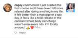 Whole body stress relief client review.