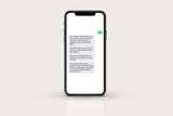 The Workout Witch accountability texts.