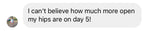 Hip release exercise course client review.