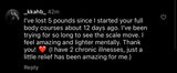 Somatic hip release course client review and results.