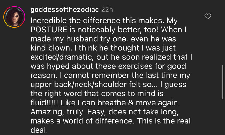 Upper body exercise course by The Workout Witch student results