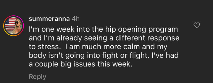 Somatic exercise for hip opening client review. 