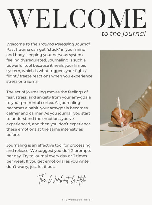 Journaling for trauma 
