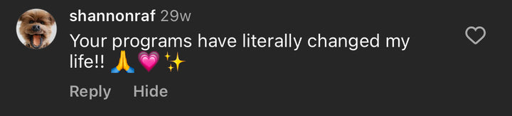 Somatic course from The Workout Witch client review