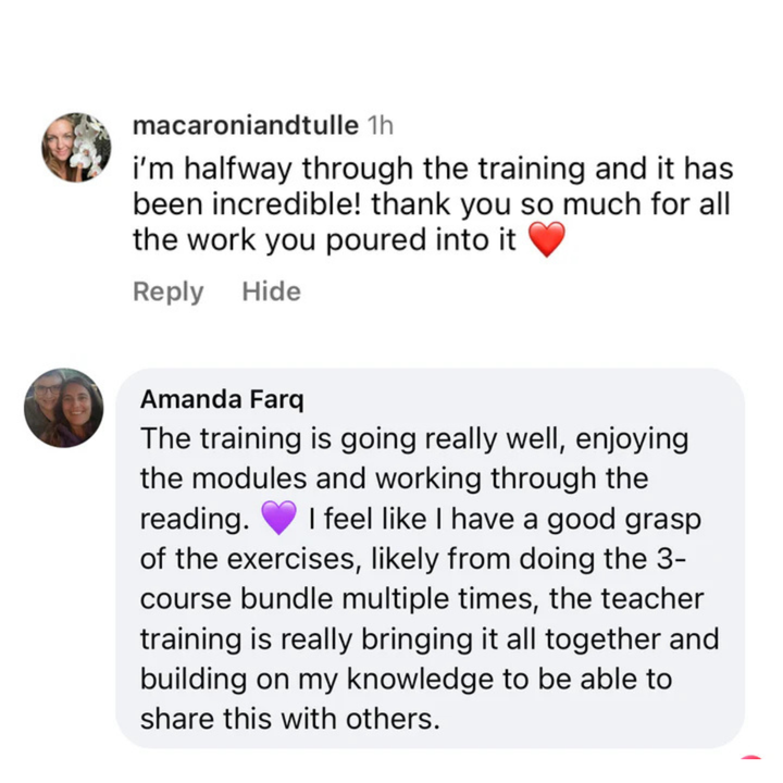 Teacher Training Program