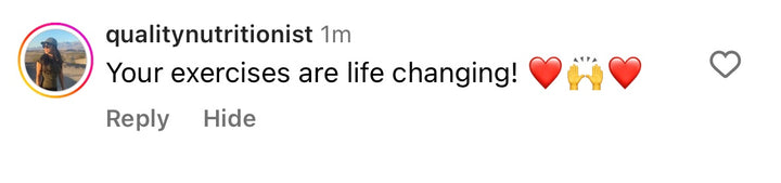 Somatic exercise client review for somatic membership.