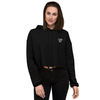 Resting Witch Face Crop Hoodie