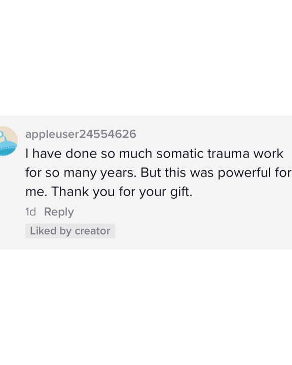 How to heal stored trauma course client review. 