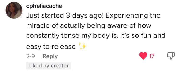 Release tense body with somatic workout course review.