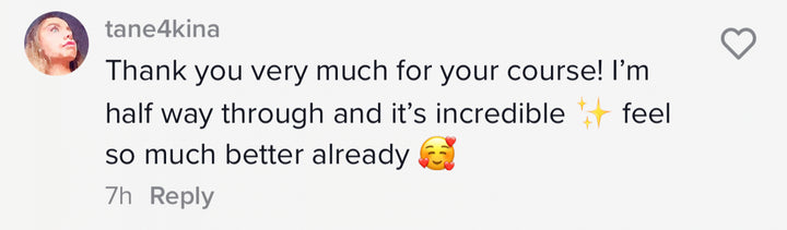 Exercises for hips course client review.