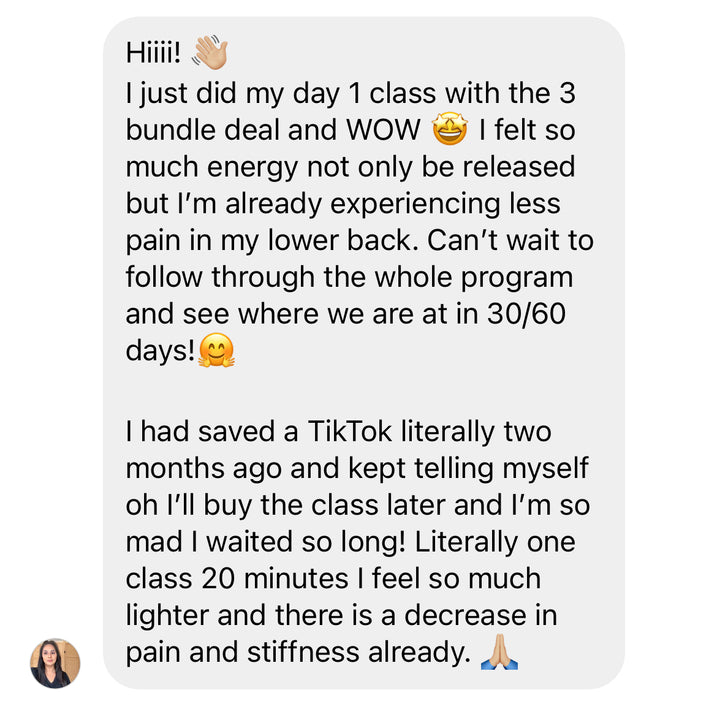 Course to heal your nervous system client results. 
