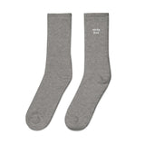 Spooky Bitch Embroidered Socks