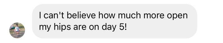 Hip release exercise course client review. 